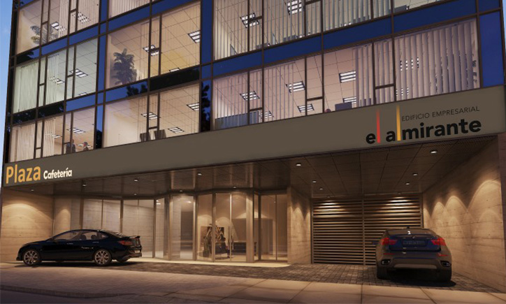 Fachada 3d Edificio El Almirante