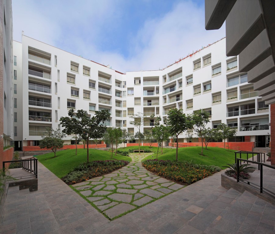 Vista 3d General Edificio Central Park, San Isidro