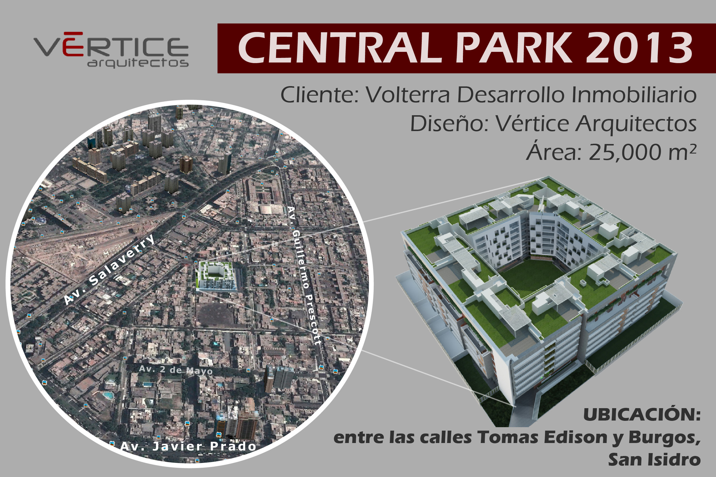 Infografía ubicación Proyecto Multifamiliar Central Park