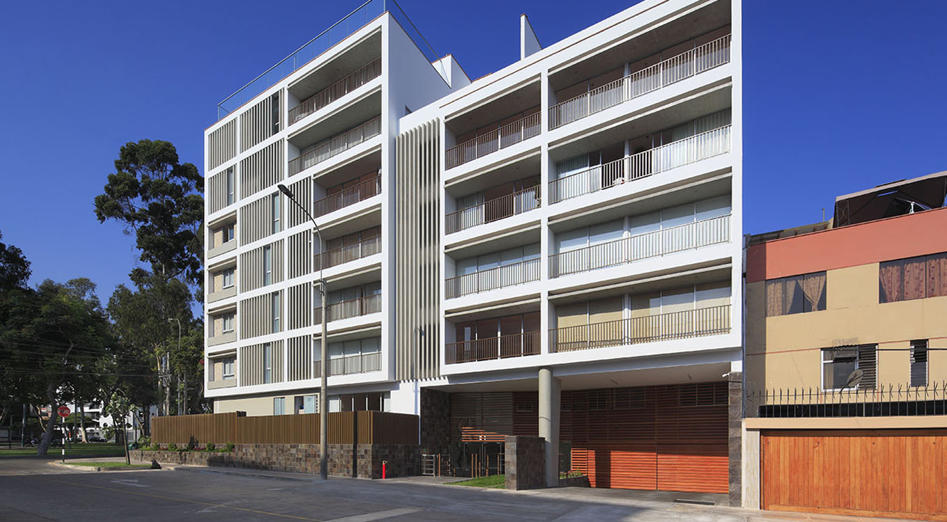 Edificio Multifamiliar Calle 27 San Isidro Lima Perú por Vértice Arquitectos