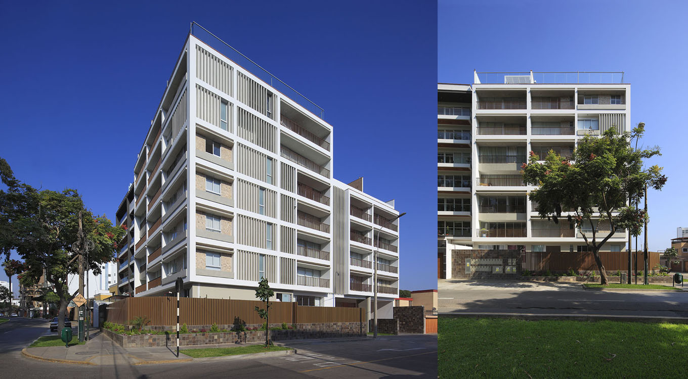 Edificio Multifamiliar Calle 27 San Isidro Lima Perú por Vértice Arquitectos