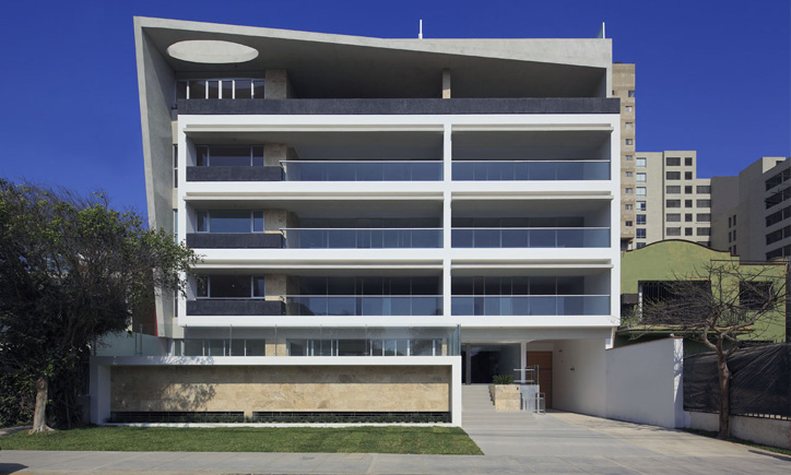 Edificio Multifamiliar Los Castaños San Isidro Lima Perú por Vértice Arquitectos
