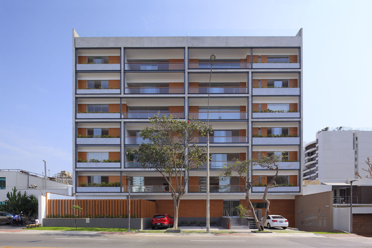 Edificio Multifamiliar Basadre San Isidro Lima Perú por Vértice Arquitectos