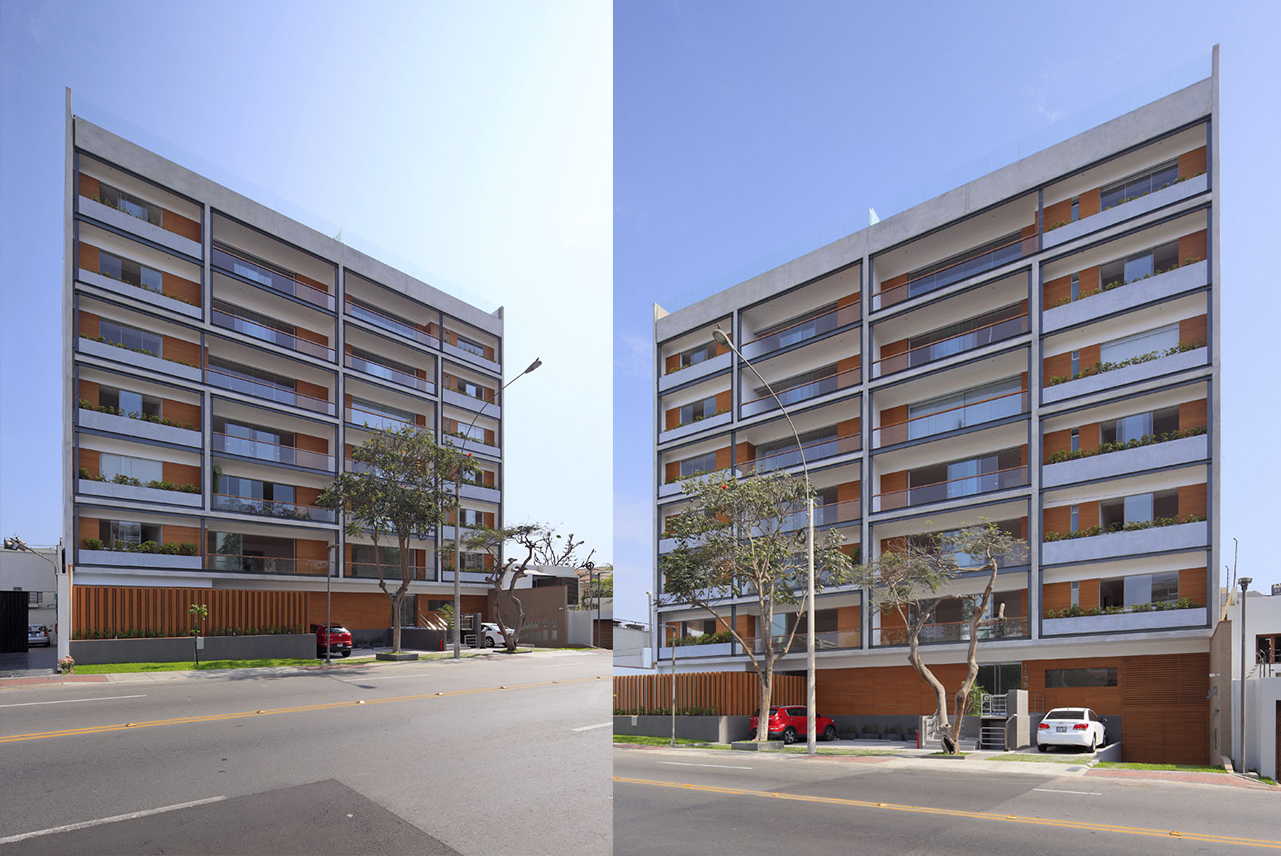 Edificio Multifamiliar Basadre San Isidro Lima Perú por Vértice Arquitectos