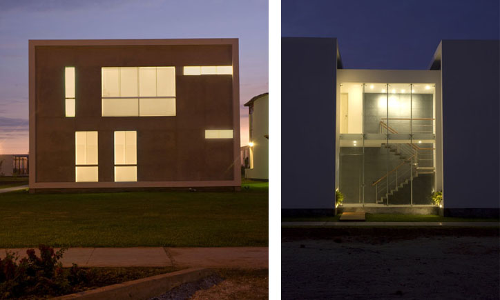 Foto fachadas B31 Casa de Playa en Bora Bora Lima Perú por Vértice Arquitectos