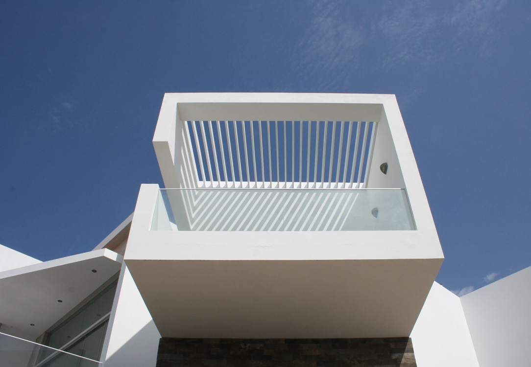 detalle volumen Casa Lomas i5 Playa Lomas del Mar Cerro Azul Lima Perú por Vértice Arquitectos