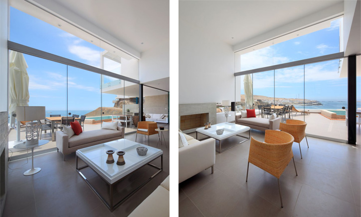Casa Lomas i2 fotos interiores Lomas del Mar Cerro Azul Lima Perú por Vértice Arquitectos