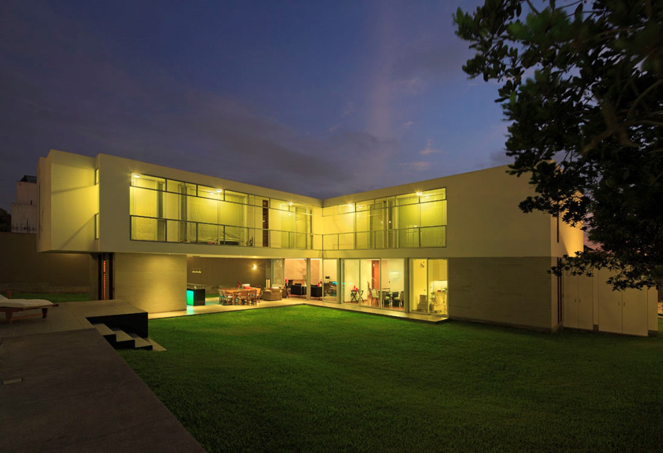 Foto patio central casa el Bucaré